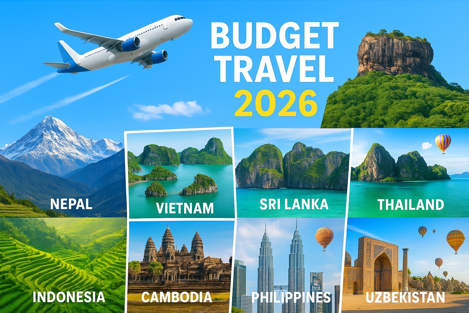 Top 10 Cheapest Countries to Fly from India