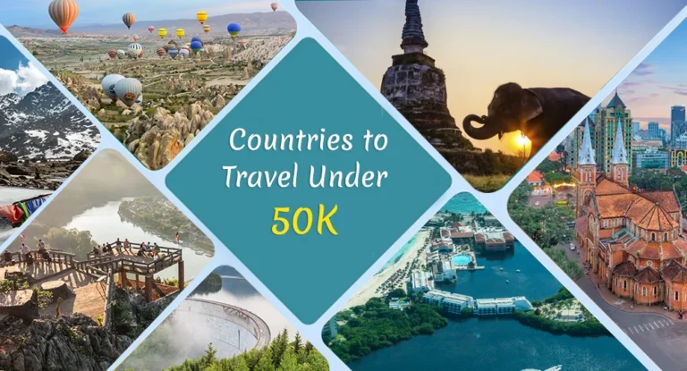 Cheap International Trips Under ₹50K