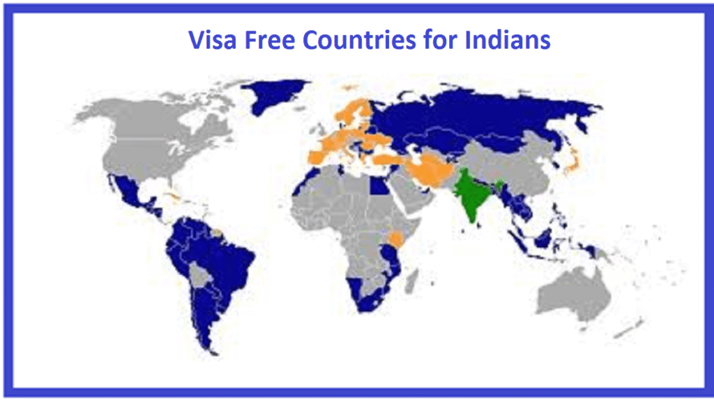 Visa Free Countries for Indian Passport