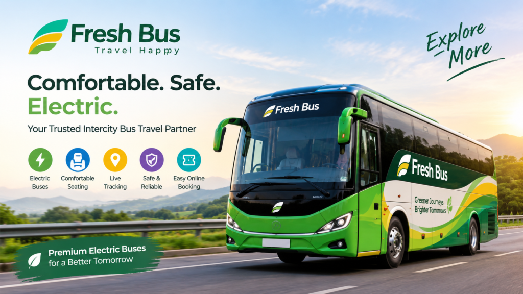 Fresh Bus online bus booking and electric travel