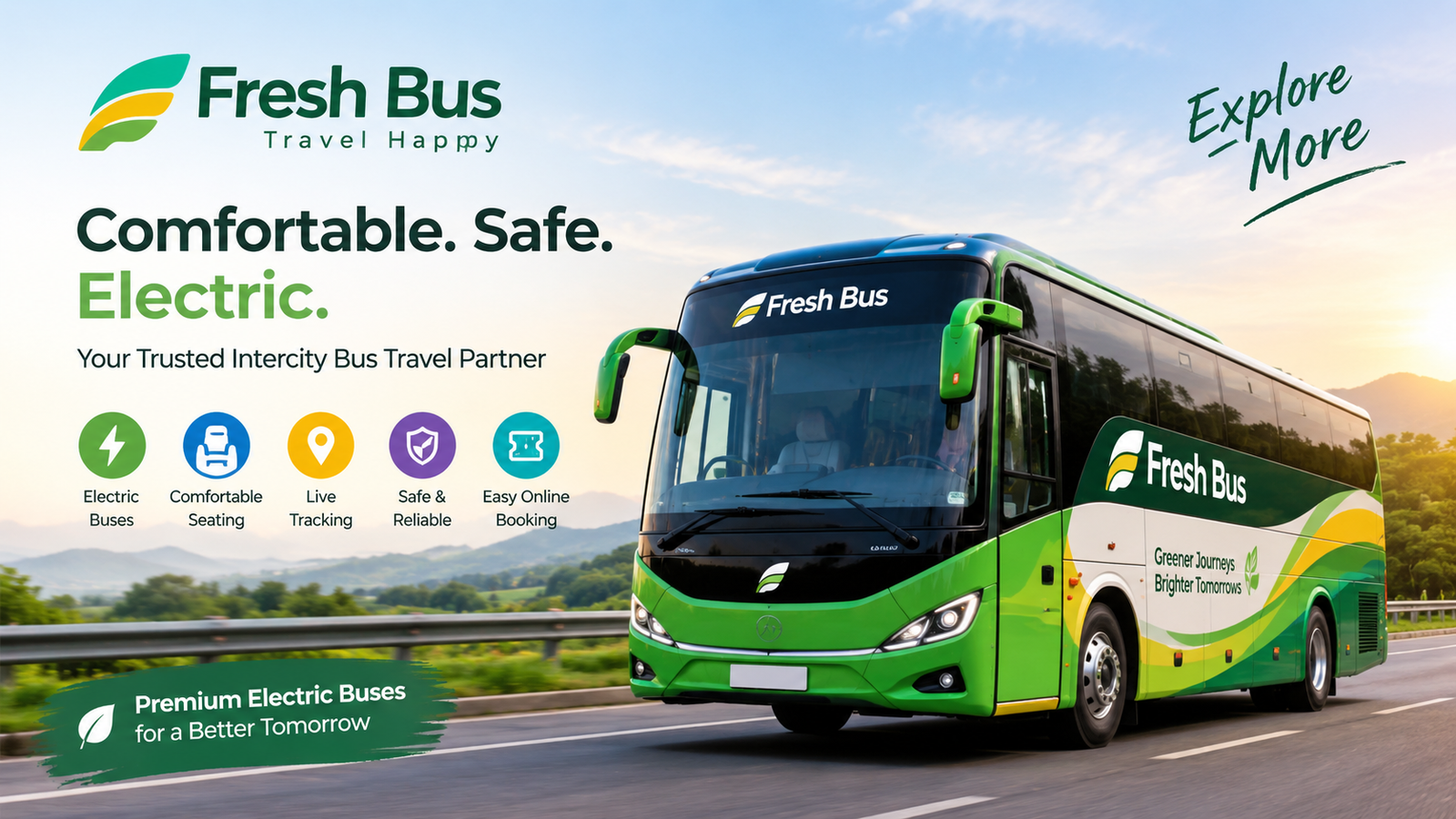Fresh Bus online bus booking and electric travel
