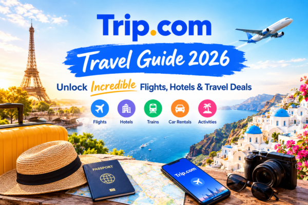 Trip.com travel guide featuring flights, hotels and travel deals.